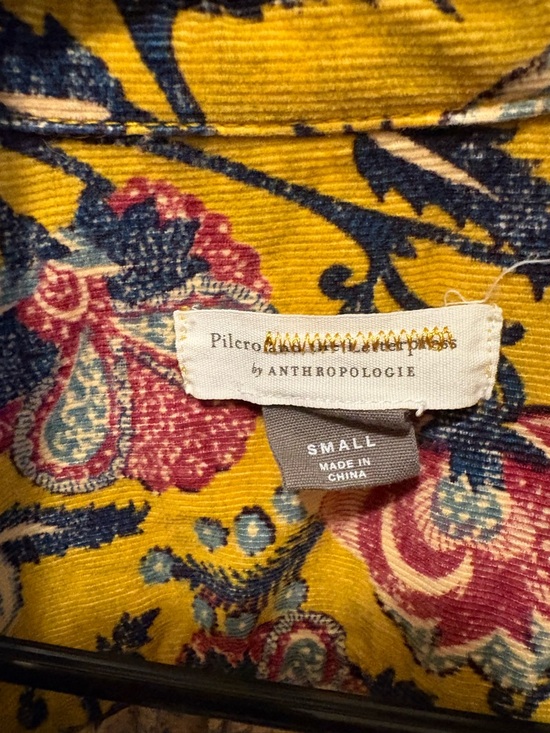 Pilcro and the letterpress Anthropologie Sigourney corduroy size small - Picture 6 of 8